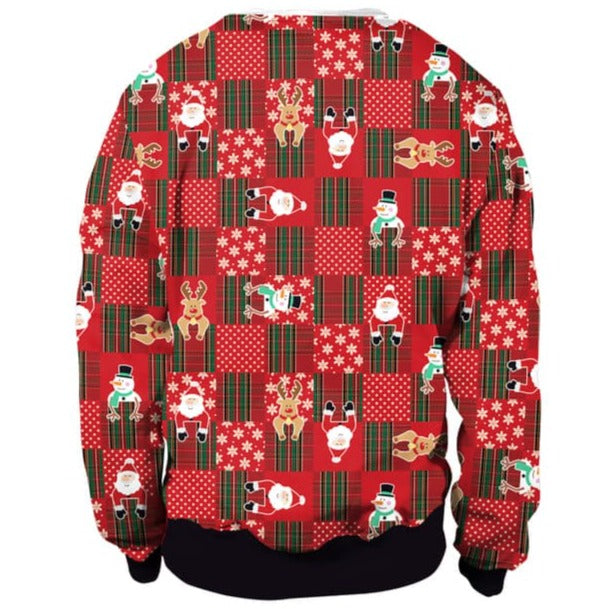 Pull de Noel à Carreau